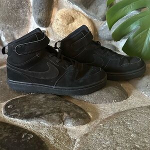 Black High-Top Sneakers